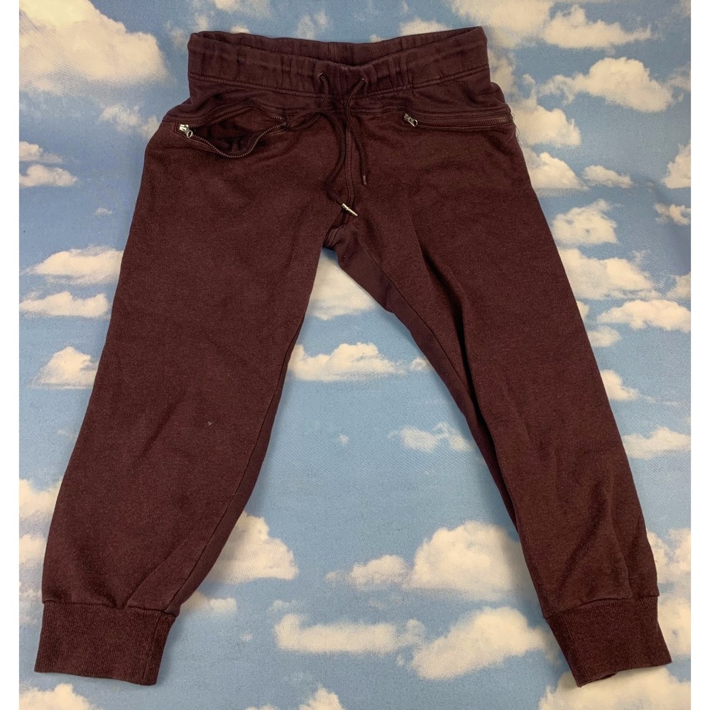 Adidas Stella McCartney Burgundy Sweat Pants Size M